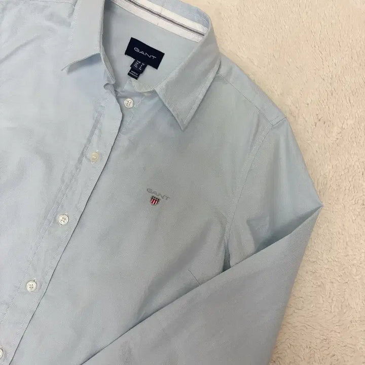 [BUNJANG] GANT Oxford Long-Sleeve Shirt Sky Blue Size 44 / *새상품급* GANT 셔츠  하늘색 긴팔 옥스퍼드 남방 간트 44사이즈