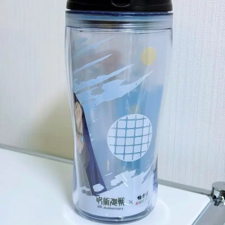 [BUNJANG] Jujutsu Kaisen Gokurakutang Rakuspa Collaboration Limited Tumbler - Satoru Gojo / 주술회전 2026 극락탕 라쿠스파 콜라보 한정 텀블러 - 고죠 사토루