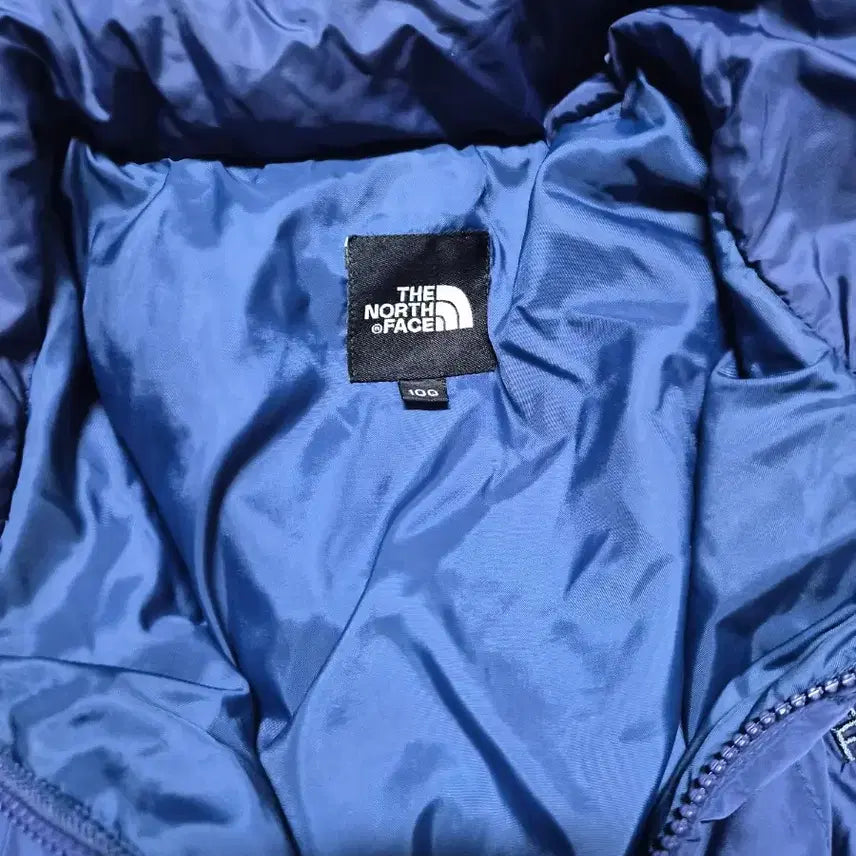 [BUNJANG] The North Face Blue Quilted Padded Jacket / 노스페이스 블루 퀼팅 패딩 자켓