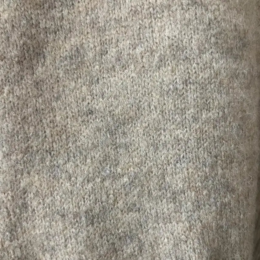 [BUNJANG] Pretzel Half-Neck Knit Beige / 프레즐 하프넥 니트 베이지
