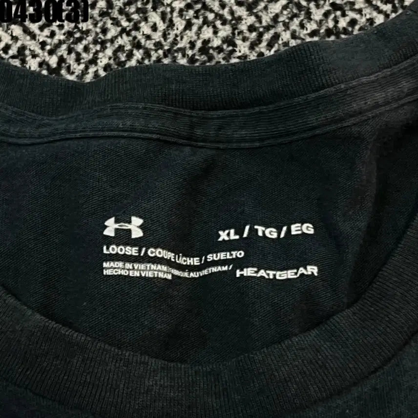 [BUNJANG] Under Armour Black Short Sleeve T-Shirt XL / 언더아머 블랙 반팔 티셔츠xl 0430