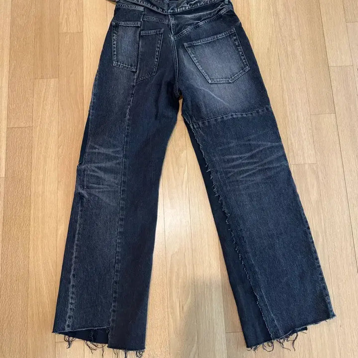 [BUNJANG] Mihara Yasuhiro Black Patchwork Denim / 미하라 야스히로 블랙 패치워크 데님