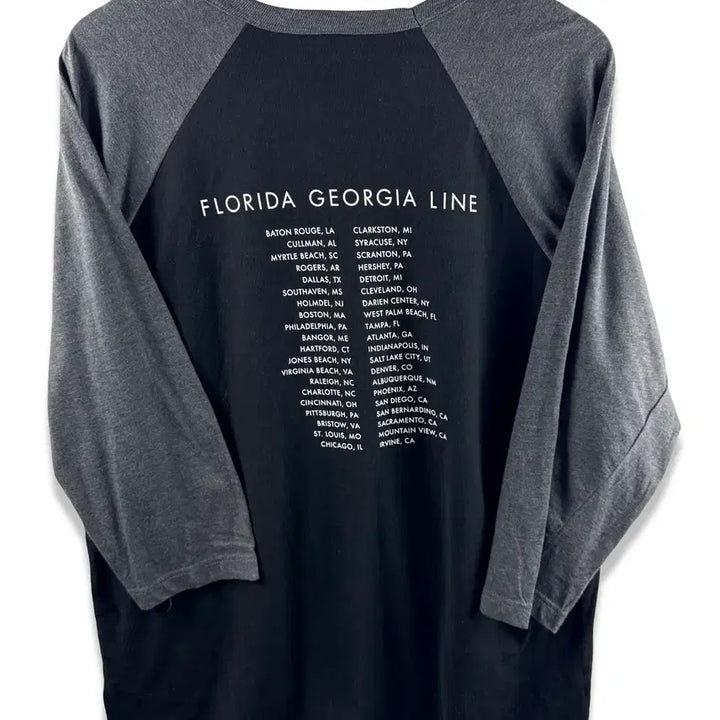 [BUNJANG] Georgia Line Tour Raglan Long Sleeve T-Shirt / 조지아 라인 투어 나그랑 롱슬리브3241