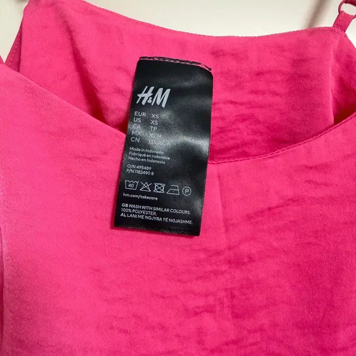 [BUNJANG] H&amp;M Pink Sleeveless Top XS / H&amp;M 핑크 나시 XS