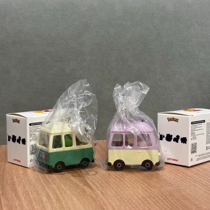 [SOLD OUT] 롯데리아 포켓몬 캠핑카 키링 (이상해씨, 푸린) 미개봉 일괄