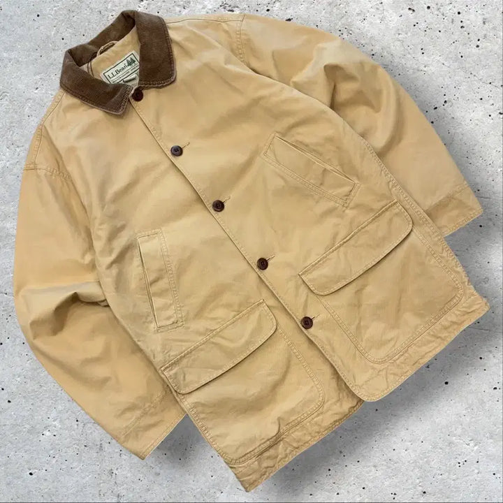 [BUNJANG] LLBean Corduroy Collar Hunting Field Jacket - Size S / [S] 엘엘빈 LLBean 코듀로이 카라 헌팅 필드 자켓 D926