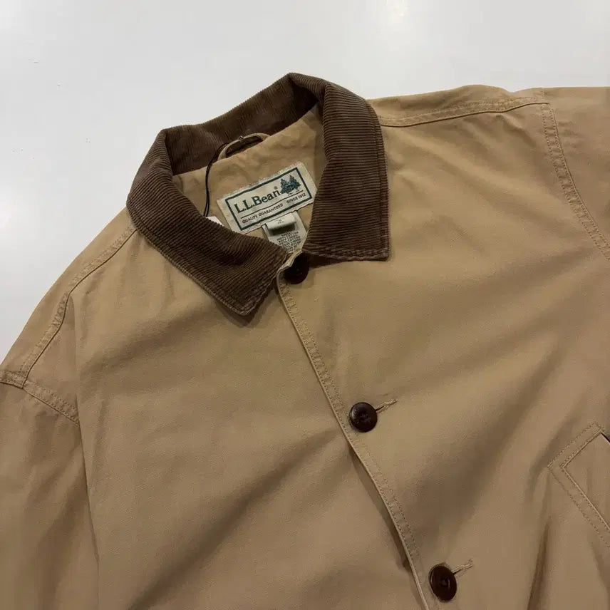 [BUNJANG] LLBean Corduroy Collar Hunting Field Jacket - Size S / [S] 엘엘빈 LLBean 코듀로이 카라 헌팅 필드 자켓 D926