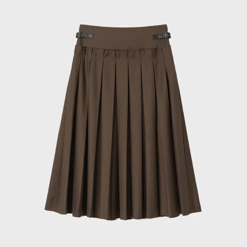 [BUNJANG] Milo Archive Buckle Pleated Skirt / 밀로 아카이브 우먼 버클 플리츠 스커트
