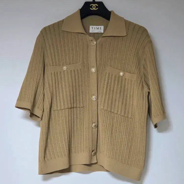 [BUNJANG] TIME 2022 Eyelet Knit Cardigan (F) / 정가 64만 5천원! 타임 TIME 22 아일렛 니트 가디건 (F)