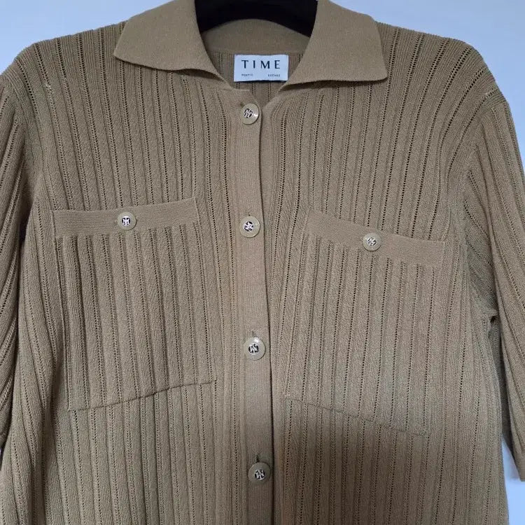 [BUNJANG] TIME 2022 Eyelet Knit Cardigan (F) / 정가 64만 5천원! 타임 TIME 22 아일렛 니트 가디건 (F)