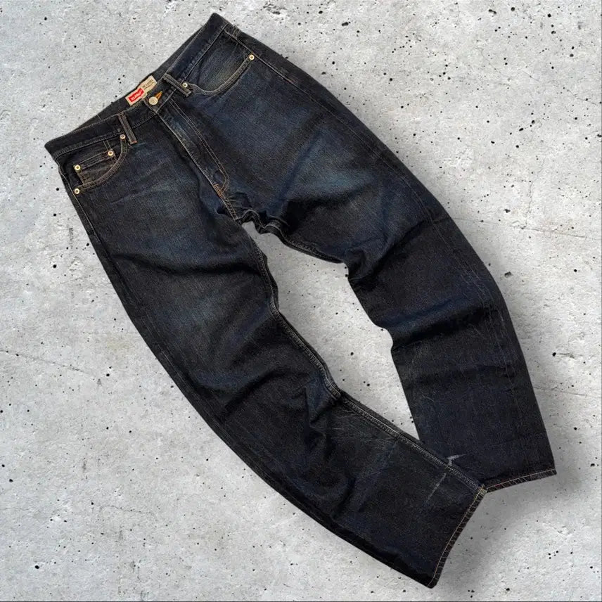 [BUNJANG] X-Large Big Logo Denim Pants (Size 32) / [32] 엑스라지 빅로고 데님 청바지 팬츠 D927
