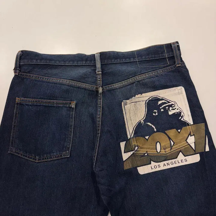 [BUNJANG] X-Large Big Logo Denim Pants (Size 32) / [32] 엑스라지 빅로고 데님 청바지 팬츠 D927