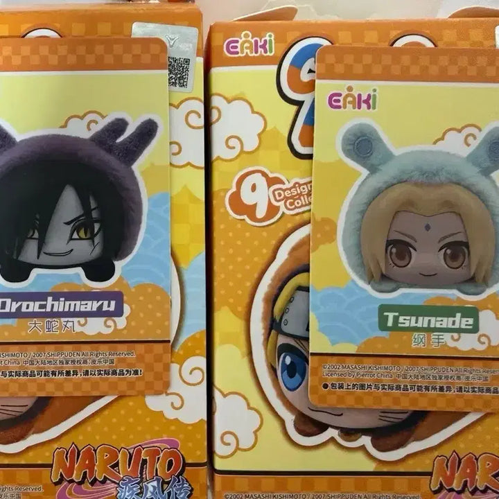 [BUNJANG] EAKI Naruto Shippuden Cute Beast Orochimaru &amp; Tsunade Plush Set (Sealed Bundle) / 미개봉 일괄) 나루토 EAKI 큐트비스트 인형 오로치마루 츠나데 질풍전