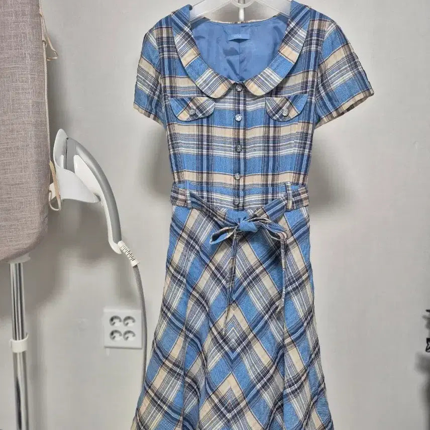 [BUNJANG] VOLL Check Pattern Long Dress / VOLL원피스
