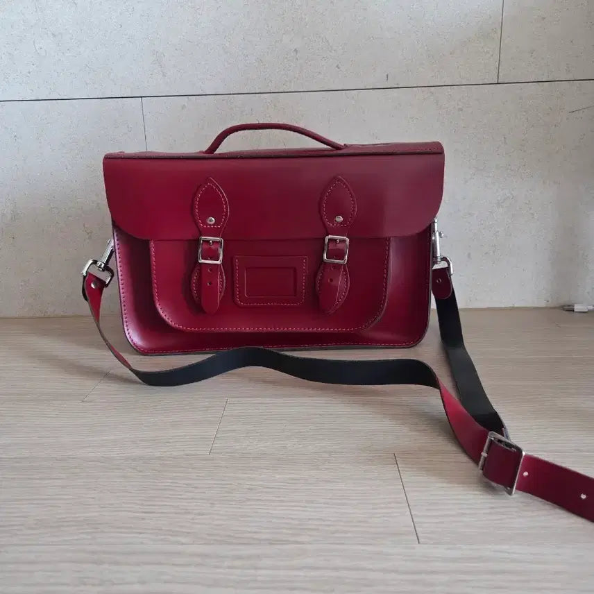 [BUNJANG] The Leather Satchel 14-inch Satchel Bag (Red) / 더레더사첼 14인치 사첼백 (레드)