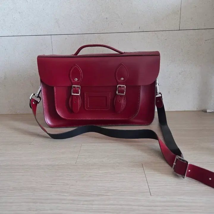 [BUNJANG] The Leather Satchel 14-inch Satchel Bag (Red) / 더레더사첼 14인치 사첼백 (레드)