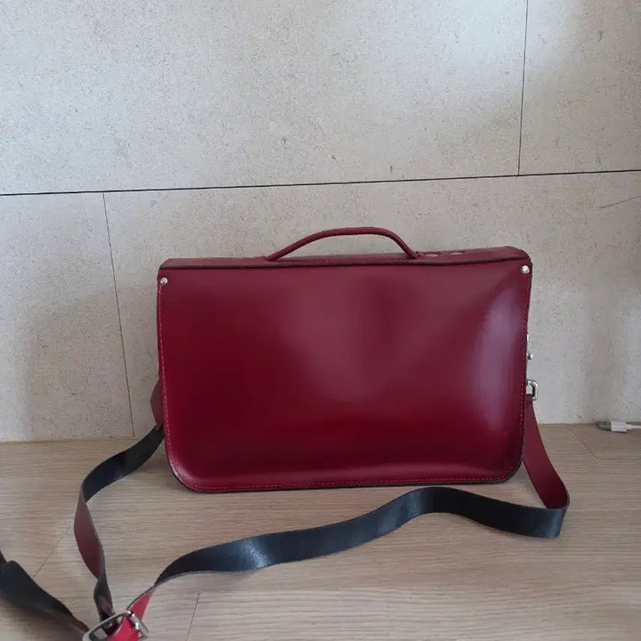 [BUNJANG] The Leather Satchel 14-inch Satchel Bag (Red) / 더레더사첼 14인치 사첼백 (레드)