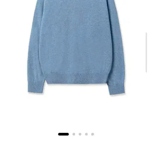 [BUNJANG] Steady Everywear Standard V-Neck Knit Medium Blue Size 4 / [스테디에브리웨어] 스탠다드 브이넥 니트 미디엄 블루 4사이즈