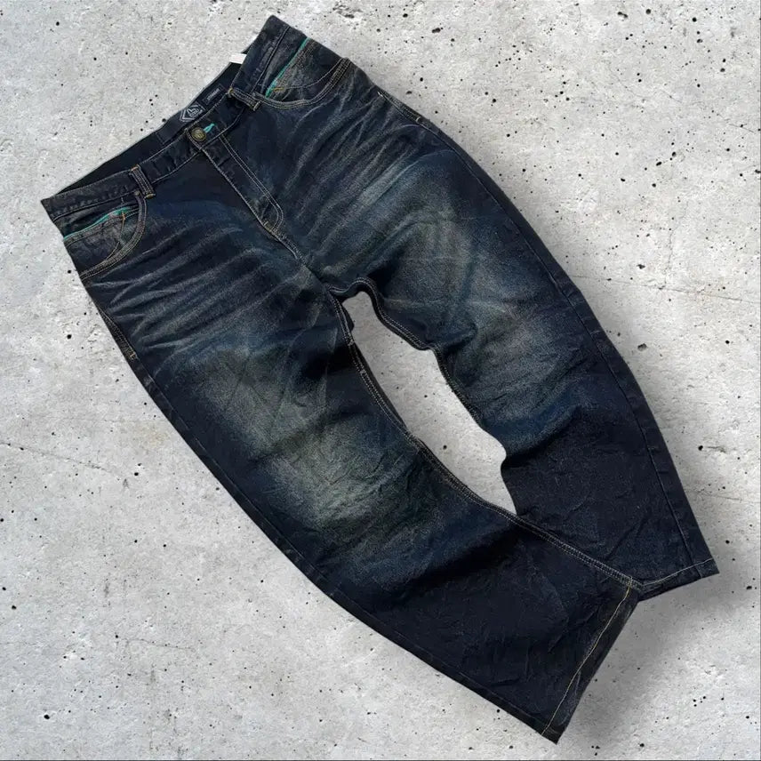 [BUNJANG] EVISU Big Logo Denim Jeans Pants D928 / [36] EVISU 에비수 진스 빅로고 데님 청바지 팬츠 D928