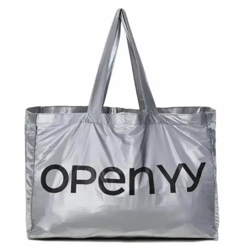 [BUNJANG] OfeunYY Silver Tote Bag / 오픈Yy 오픈와이와이 실버 토트백