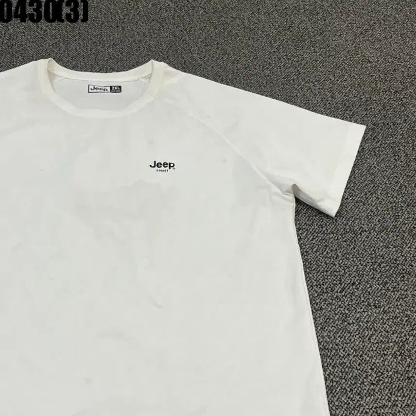 [BUNJANG] Jeep White Short Sleeve T-Shirt XL / Jeep 지프 흰색 반팔 티셔츠2xl 0430
