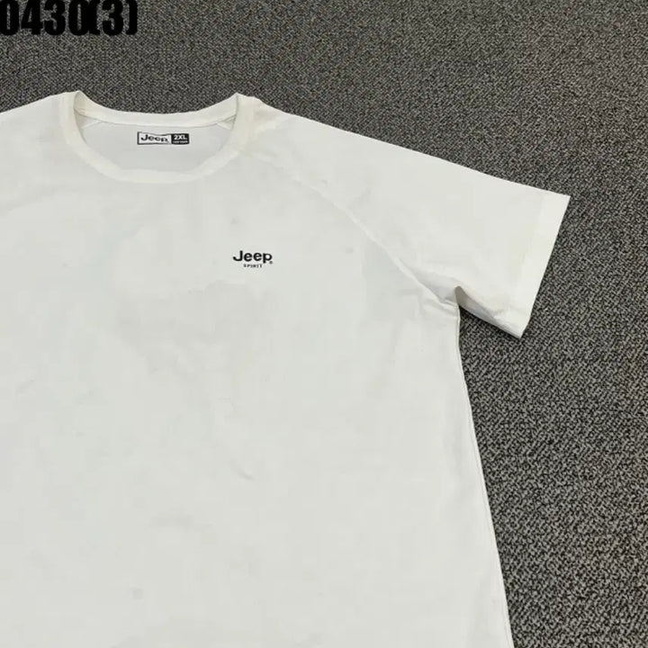 [BUNJANG] Jeep White Short Sleeve T-Shirt XL / Jeep 지프 흰색 반팔 티셔츠2xl 0430