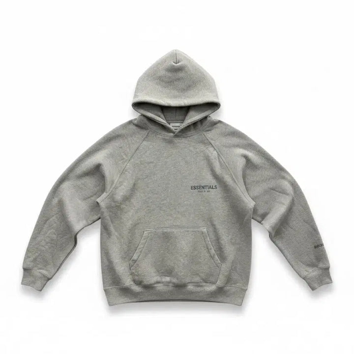 [BUNJANG] Fear of God Essentials Hoodie Heather Grey S / 피어오브갓 에센셜 후드 헤더 그레이 S