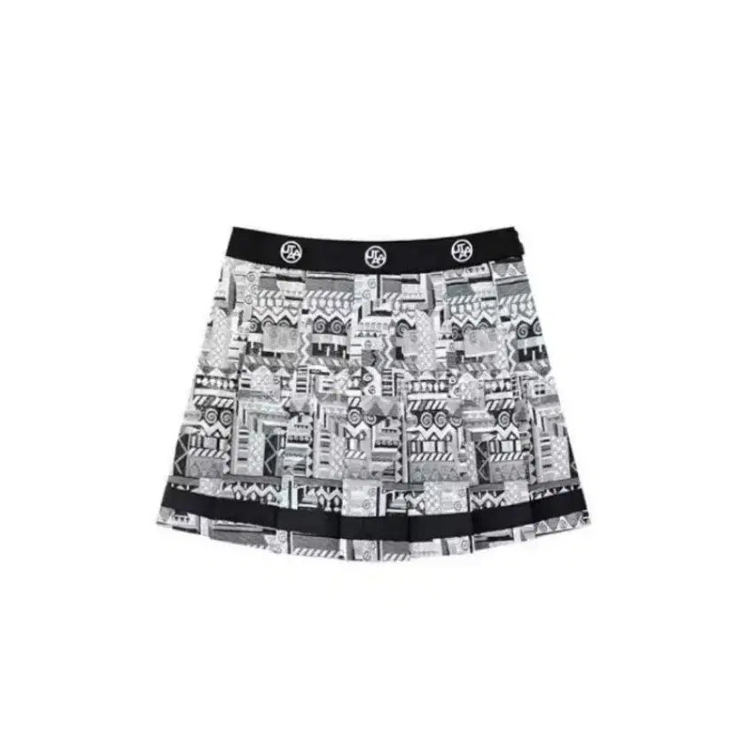 [BUNJANG] Altenise Pattern Pleated Mini Skirt / 알테니스 패턴 플리츠 스커트