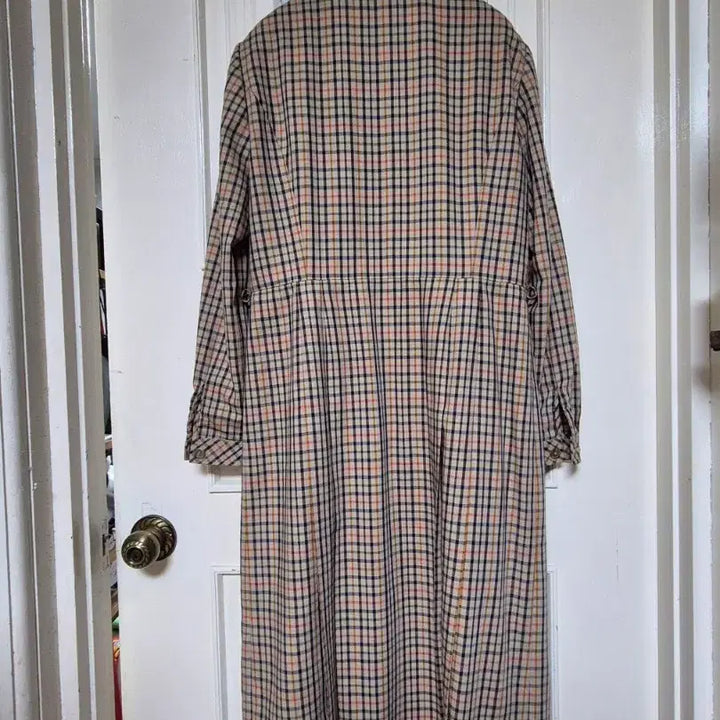 [BUNJANG] Daks Check Pattern Shirt Dress / 닥스 원피스