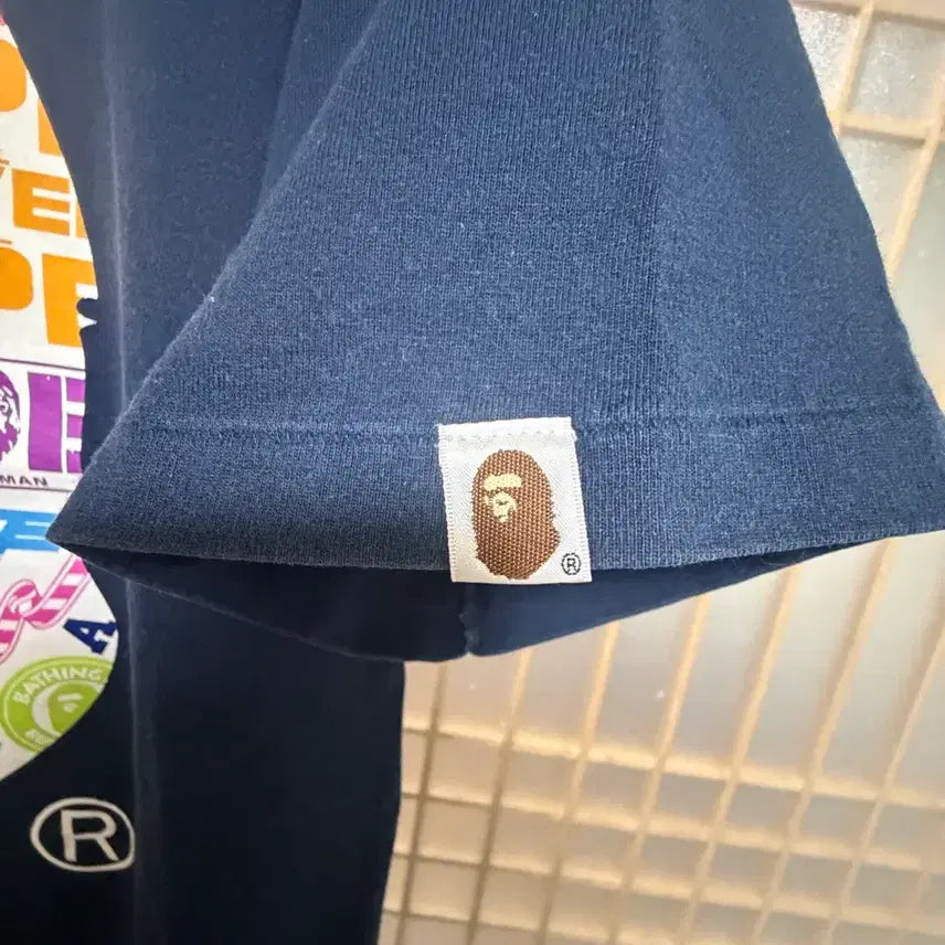 [BUNJANG] BAPE Multi Big Head T-Shirt Vintage Navy XL / [XL]베이프 멀티 빅헤드 티셔츠 빈티지