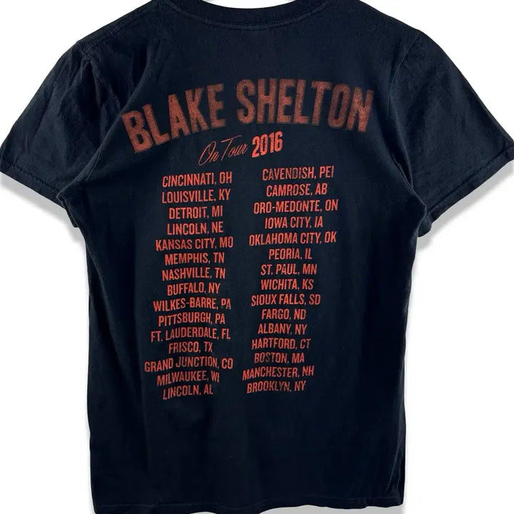 [BUNJANG] Blake Shelton 2016 Tour T-Shirt / Blake Shelton 2016 Tour 티셔츠3242