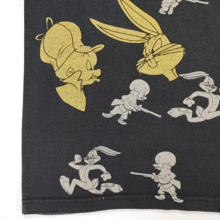 [BUNJANG] Looney Tunes Bugs Bunny All Over Print T-Shirt / 루니툰 바니 반팔 티셔츠 S