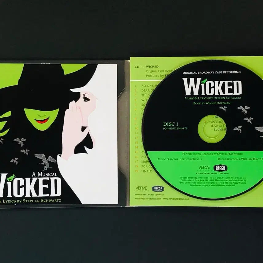 [BUNJANG] Wicked Musical OST 15th Anniversary Special Edition CD / [CD중고] 뮤지컬 위키드 O.S.T: 15주년 기념앨범