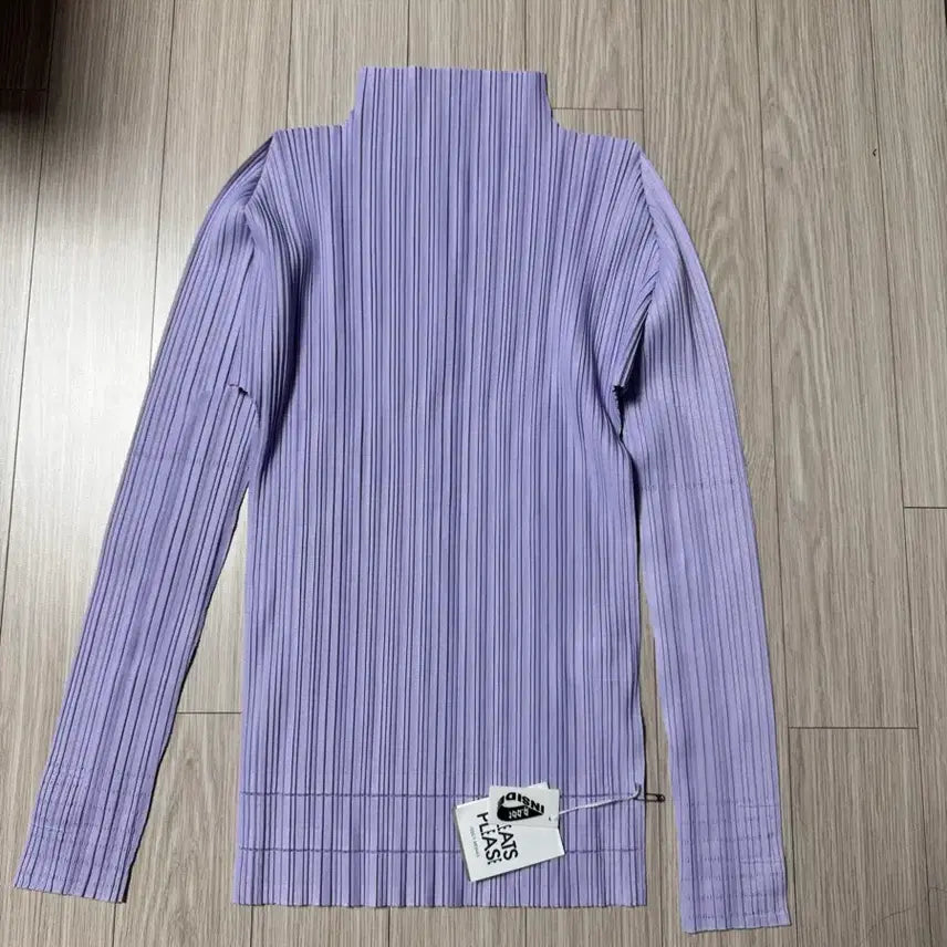[BUNJANG] Pleats Please Light Purple Blouse / 플리츠플리즈 라이트 퍼플