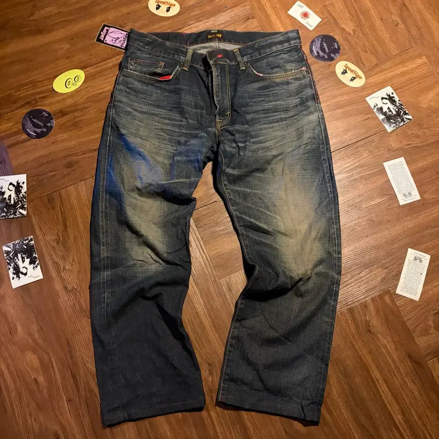 [BUNJANG] Edwin Japan Blue Trip Denim Pants Size 36 / Edwin Japan Blue trip denim pants 36