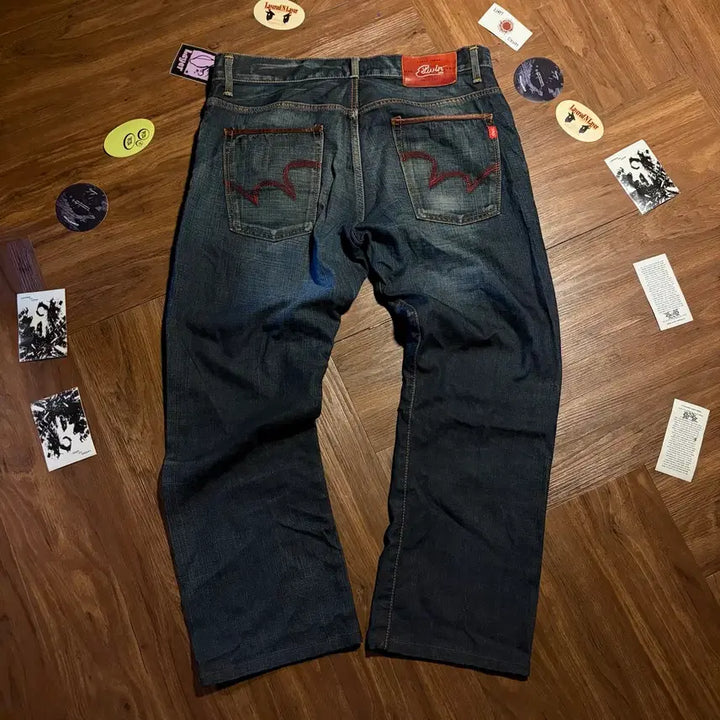 [BUNJANG] Edwin Japan Blue Trip Denim Pants Size 36 / Edwin Japan Blue trip denim pants 36