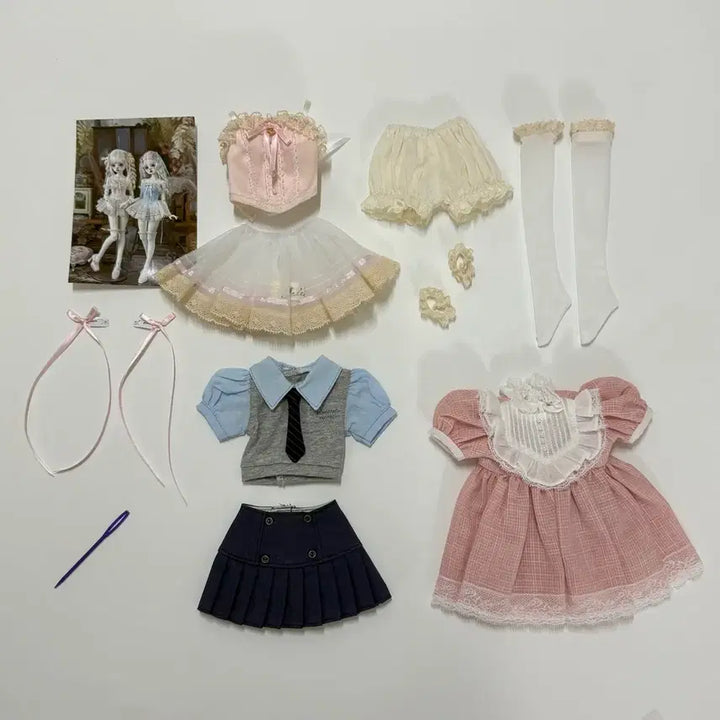 [BUNJANG] Arisam MSD Ball-Jointed Doll Clothing Bundle Set / 구관 구체관절인형 msd 아리잠, 타오바오 의상 일괄판매