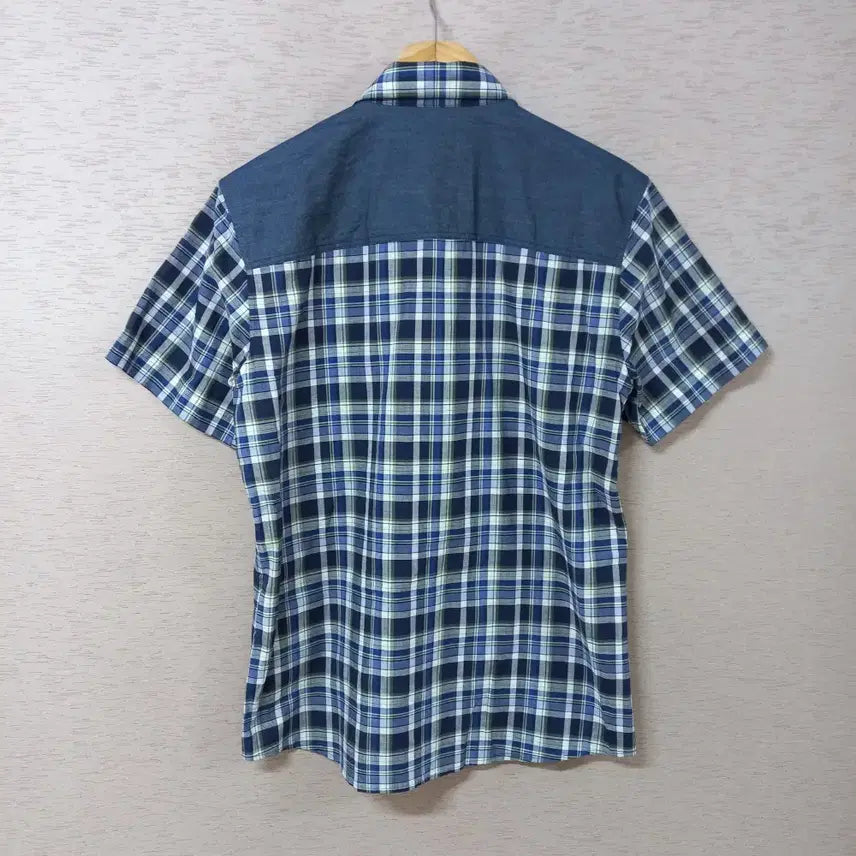 [BUNJANG] Beanpole Blue Check Shirt Men&