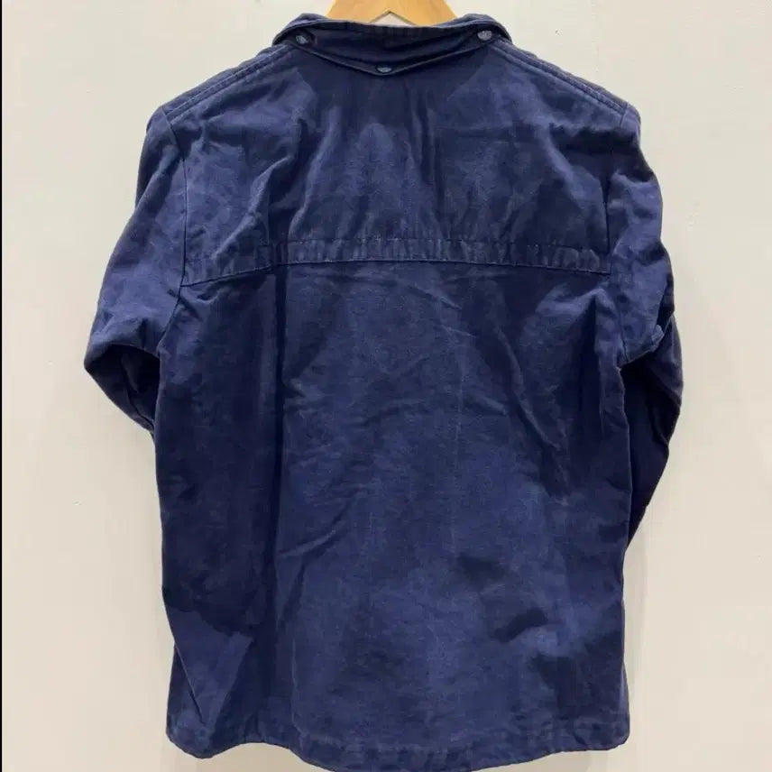 [BUNJANG] 1950s-1980s French Work Jacket (Sun Fade, Stand Collar) / 50s-80s 프렌치 워크자켓 (선 페이드 / 스탠드 카라)