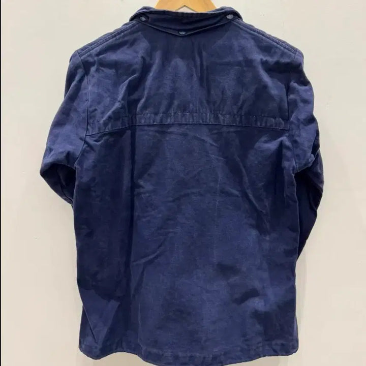 [BUNJANG] 1950s-1980s French Work Jacket (Sun Fade, Stand Collar) / 50s-80s 프렌치 워크자켓 (선 페이드 / 스탠드 카라)