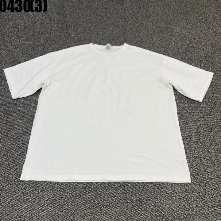 [BUNJANG] Plain White Short Sleeve T-Shirt XL / 흰색 무지 반팔 티셔츠xl 0430