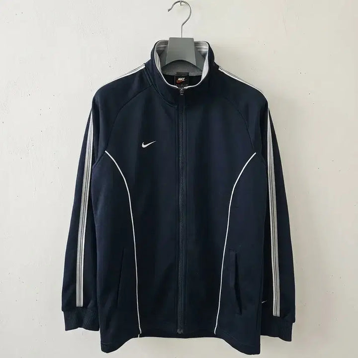 [BUNJANG] Nike Japan Dry-Fit Old School Track Top Navy S / 나이키 Japan 드라이핏 올드스쿨 트랙탑 네이비 S