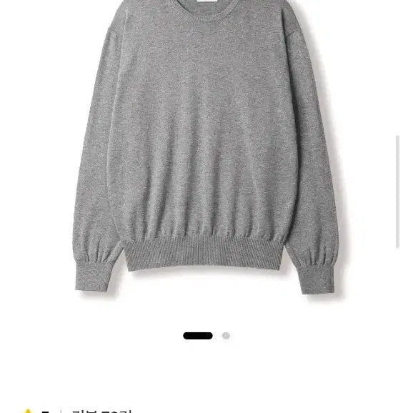 [BUNJANG] Steadyeverywhere Cotton Roundneck Knit Grey Size 3 / [스테디에브리웨어] 코튼 라운드넥 니트 그레이 3사이즈
