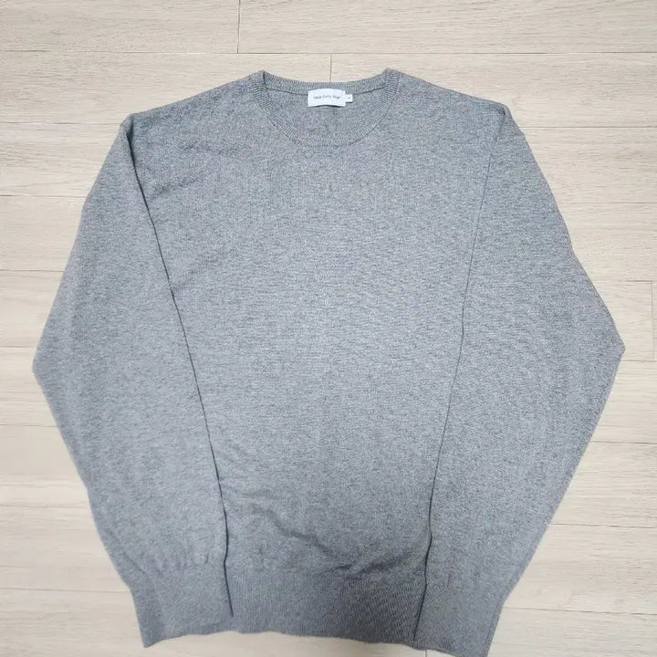 [BUNJANG] Steadyeverywhere Cotton Roundneck Knit Grey Size 3 / [스테디에브리웨어] 코튼 라운드넥 니트 그레이 3사이즈