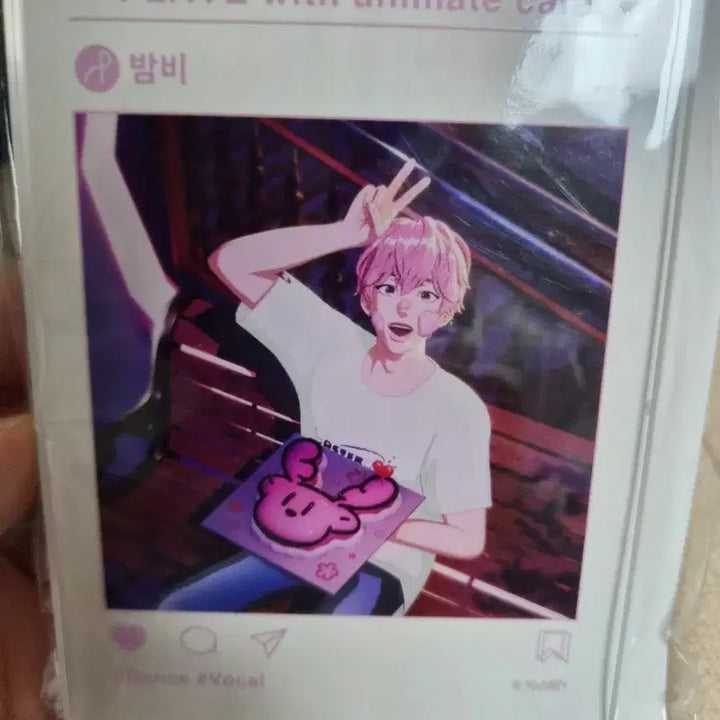 [BUNJANG] PLAVE Bambi Animate Photocard Frame / 플레이브 밤비 애니메이트 포토프레임
