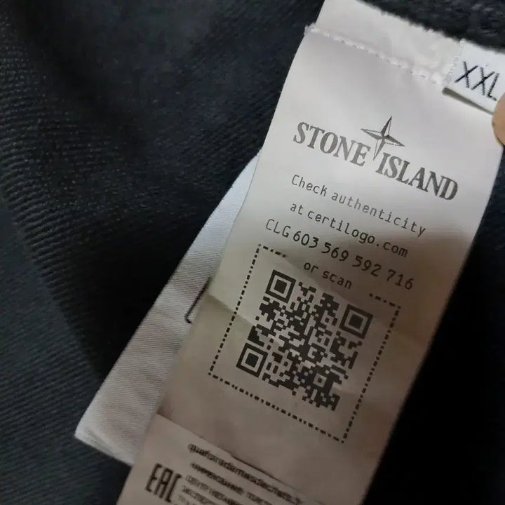 [BUNJANG] Stone Island Black Sweatshirt / 스톤아일랜드 블랙 맨투맨