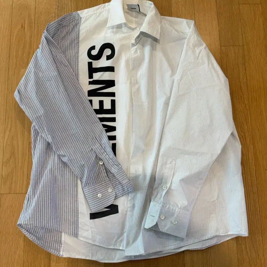 [BUNJANG] Vetements Unisex Logo Shirt / 베트멍 VETEMENTS 로고 셔츠 유니섹스