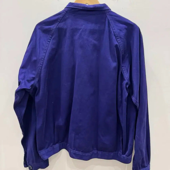 [BUNJANG] 1950s-1980s French Work Jacket (Sun Fade / Indigo Blue) / 50s-80s 프렌치 워크자켓  (선 페이드 / 인디고 블루)