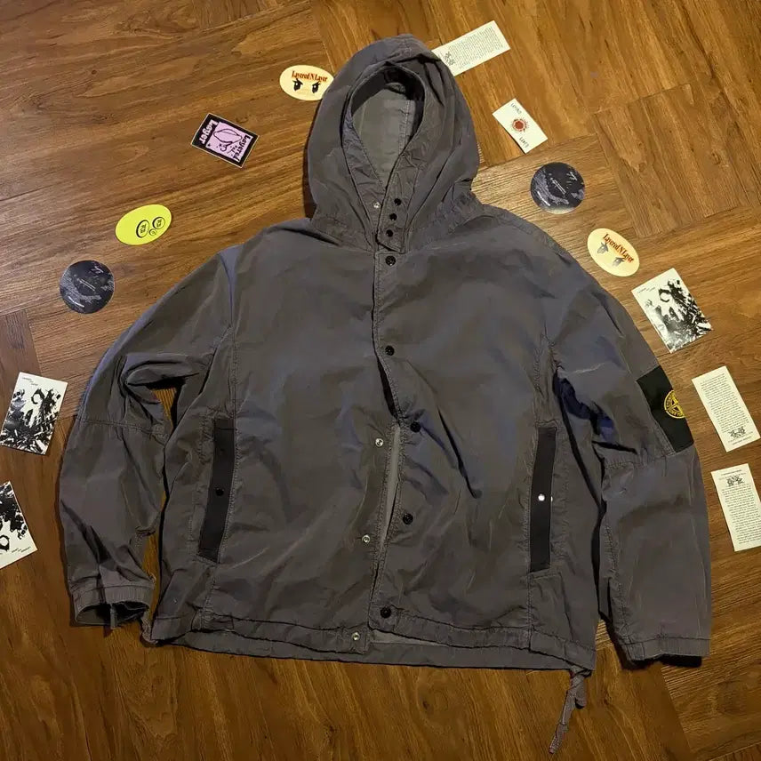 [BUNJANG] Stone Island 90s Archive Garments Dyed Logo Jacket / 90s Stone Island 아카이브 가먼츠 다이드 로고 자켓