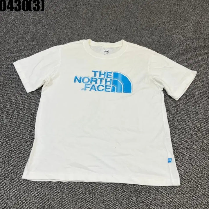 [BUNJANG] The North Face White Logo T-Shirt / 노스페이스 흰색 반팔 티셔츠100 0430